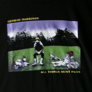 George Harrison All Things Must Pass Graphic T-Shirt Black XXL